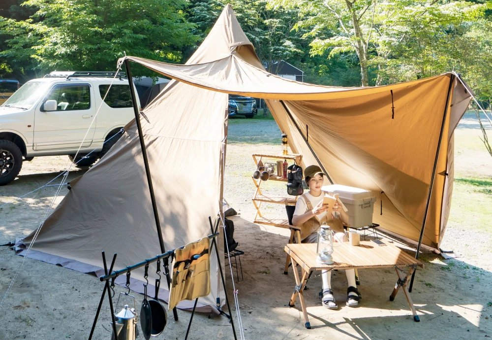 glamping in teepees